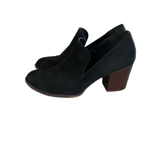 Eurosoft by Sofft Black Sascha Faux Suede Slip On Ankle Boots 8 - Picture 2 of 6